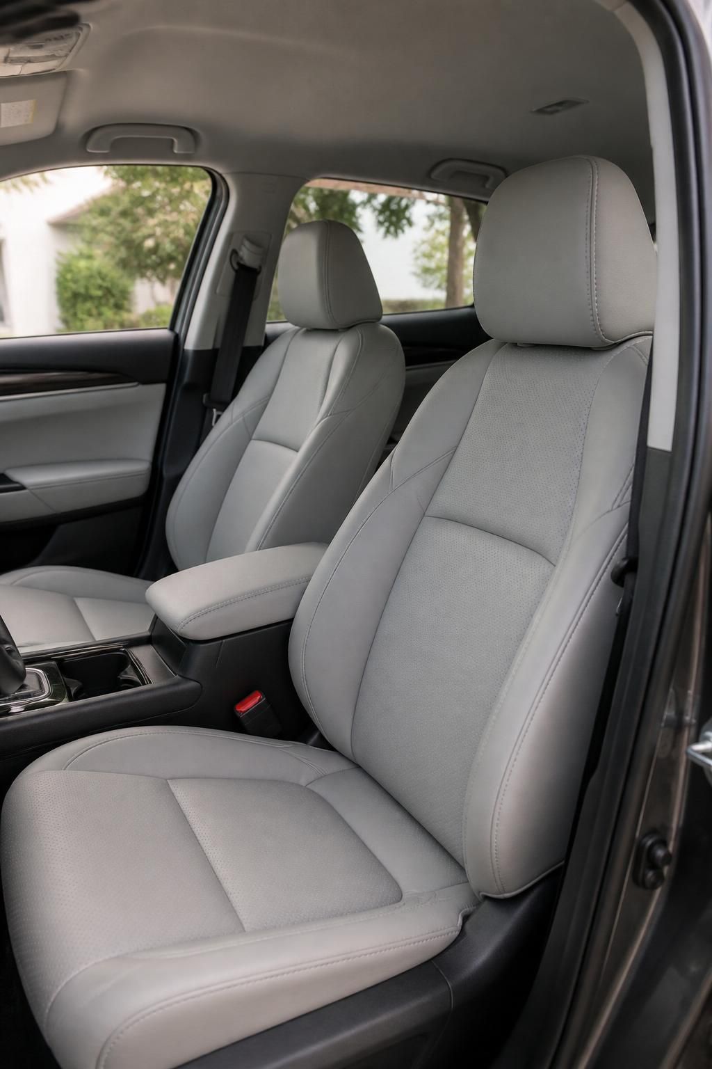 A clean car interior after professional detailing service